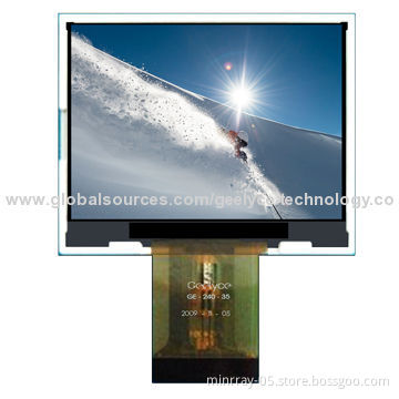2.4-inch TFT LCD Modules, 240RGB x 320P Resolution, 8/16 Bits Interface, LED BacklightNew